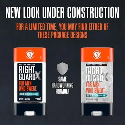 Right Guard Xtreme Defense Antiperspirant Deodorant Gel, Arctic Refresh Scent, 4 oz (Pack of 4) | 72-Hour Odor Control & Sweat Protection thumbnail 2