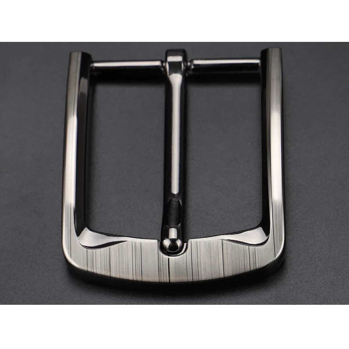 McFanBe Grey Single Prong Square Belt Buckle 3.8cm (1.5 Inches) | Replacement Buckle for Men & Women - view 7