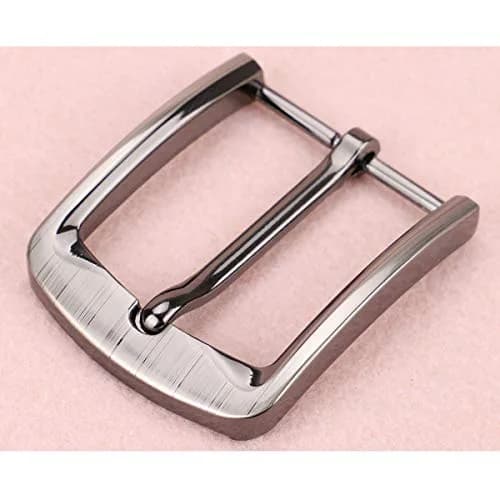 McFanBe Grey Single Prong Square Belt Buckle 3.8cm (1.5 Inches) | Replacement Buckle for Men & Women thumbnail 2