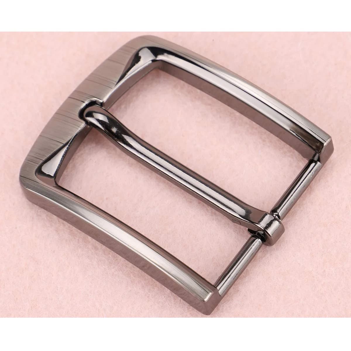 McFanBe Grey Single Prong Square Belt Buckle 3.8cm (1.5 Inches) | Replacement Buckle for Men & Women - view 3