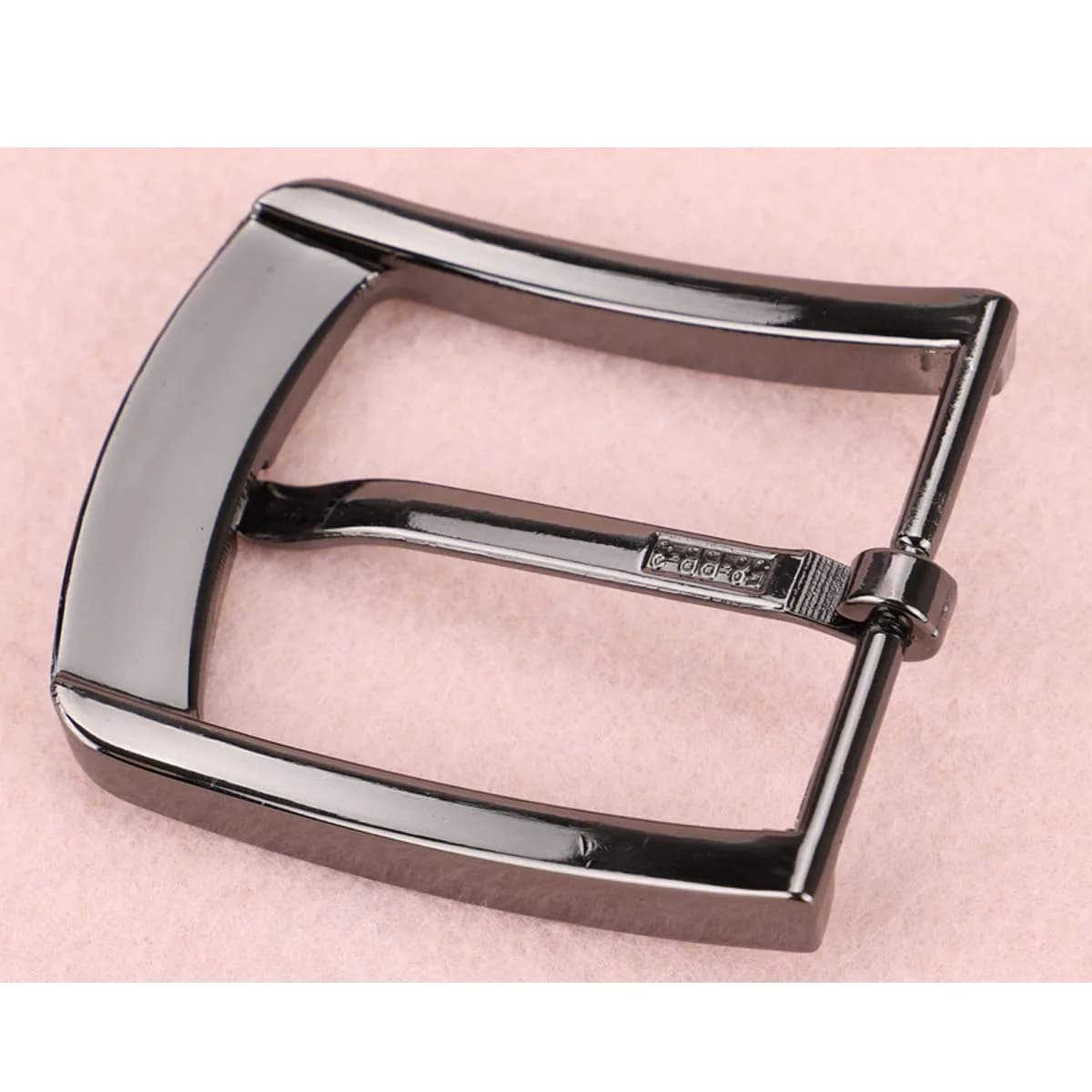 McFanBe Grey Single Prong Square Belt Buckle 3.8cm (1.5 Inches) | Replacement Buckle for Men & Women - view 4