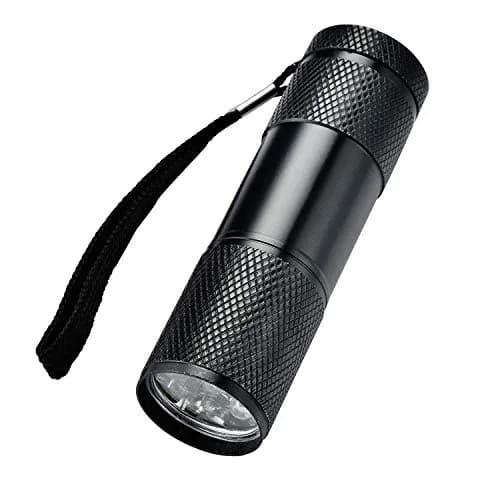 Optimal Shop UV Blacklight 9 LED Flashlight Torch 10-Pack | Essential for Pet Stains, Document Verification & More thumbnail 2