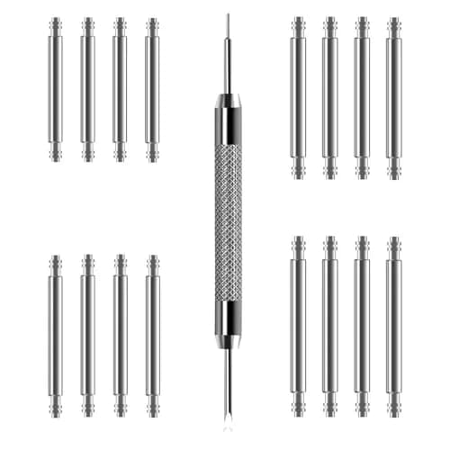 Vellsar 24mm Watch Band Pins & Tool Kit | Stainless Steel Spring Bars for Watch Bands & Buckles thumbnail 1