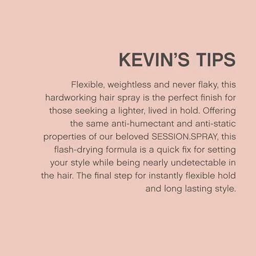 KEVIN.MURPHY SESSION.SPRAY FLEX Flexible Finishing Spray 337ml (11.4 fl oz) | Humidity Resistant Hold for All Hair Types thumbnail 6