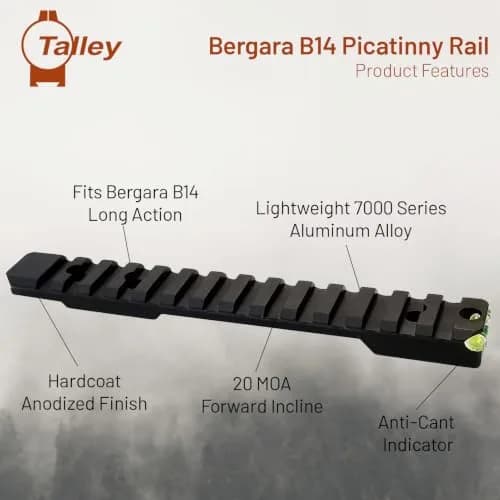Talley PIC ANTICNT REM 700 LA 20 MOA | Precision Scope Mount with Anti-Cant Bubble Level thumbnail 6