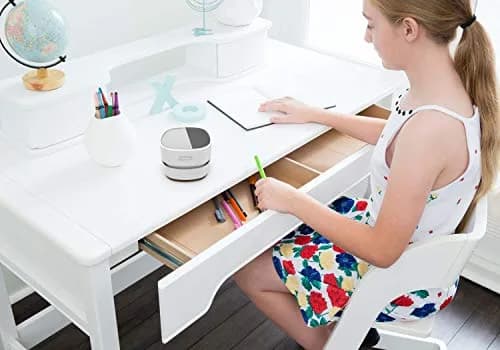 ODISTAR Mini Desktop Vacuum Cleaner White 200ml (6.76 Fl Oz) | Cordless & Portable for Desk Dust thumbnail 6