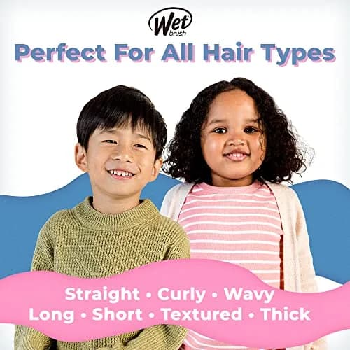 Wet Brush Kids Detangler Hair Brush - Chevron - Midi Detangling Brush with Ultra-Soft IntelliFlex Bristles for All Hair Types thumbnail 5