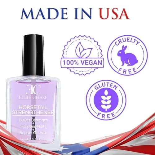 Ellie Chase Horsetail Nail Strengthener 0.5 OZ | Promotes Growth & Hardens Nails thumbnail 8
