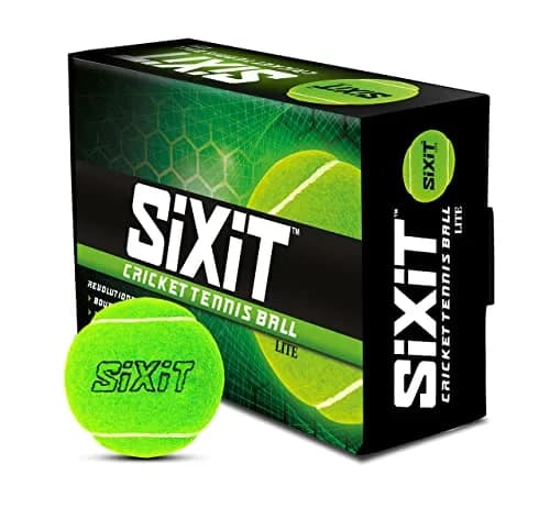 Sppartos Sixit Lite Cricket Tennis Ball 6 Pack | Durable, Consistent & High-Performance (70-120 chars) thumbnail 1