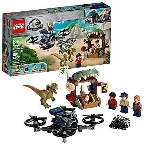 LEGO Jurassic World Dilophosaurus on The Loose 75934 Building Kit (168 Pieces) | Dinosaur Adventure for Kids 6+ thumbnail 1