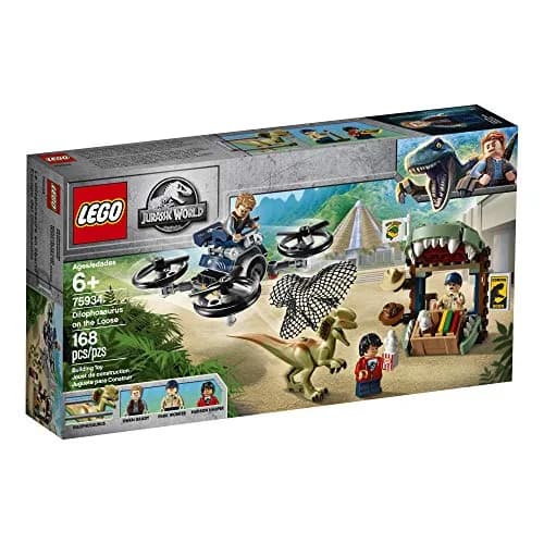 LEGO Jurassic World Dilophosaurus on The Loose 75934 Building Kit (168 Pieces) | Dinosaur Adventure for Kids 6+ thumbnail 4
