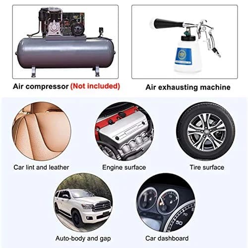 CPROSP High Pressure Turbo Car Cleaning Gun | Tornado Car Wash Applicator for Exterior & Interior thumbnail 3