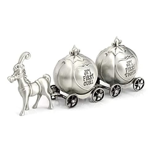Mogoko Silver Storage Box for Baby Teeth & Curl Keepsakes | Child Memory Box, 5.1"L x 1.5"W x 2.1"H thumbnail 5