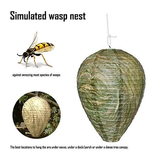 Ven-Trap Wasp Nest Decoy 3 Pack | Safe Fake Wasp Deterrent for Yard & Patio thumbnail 2