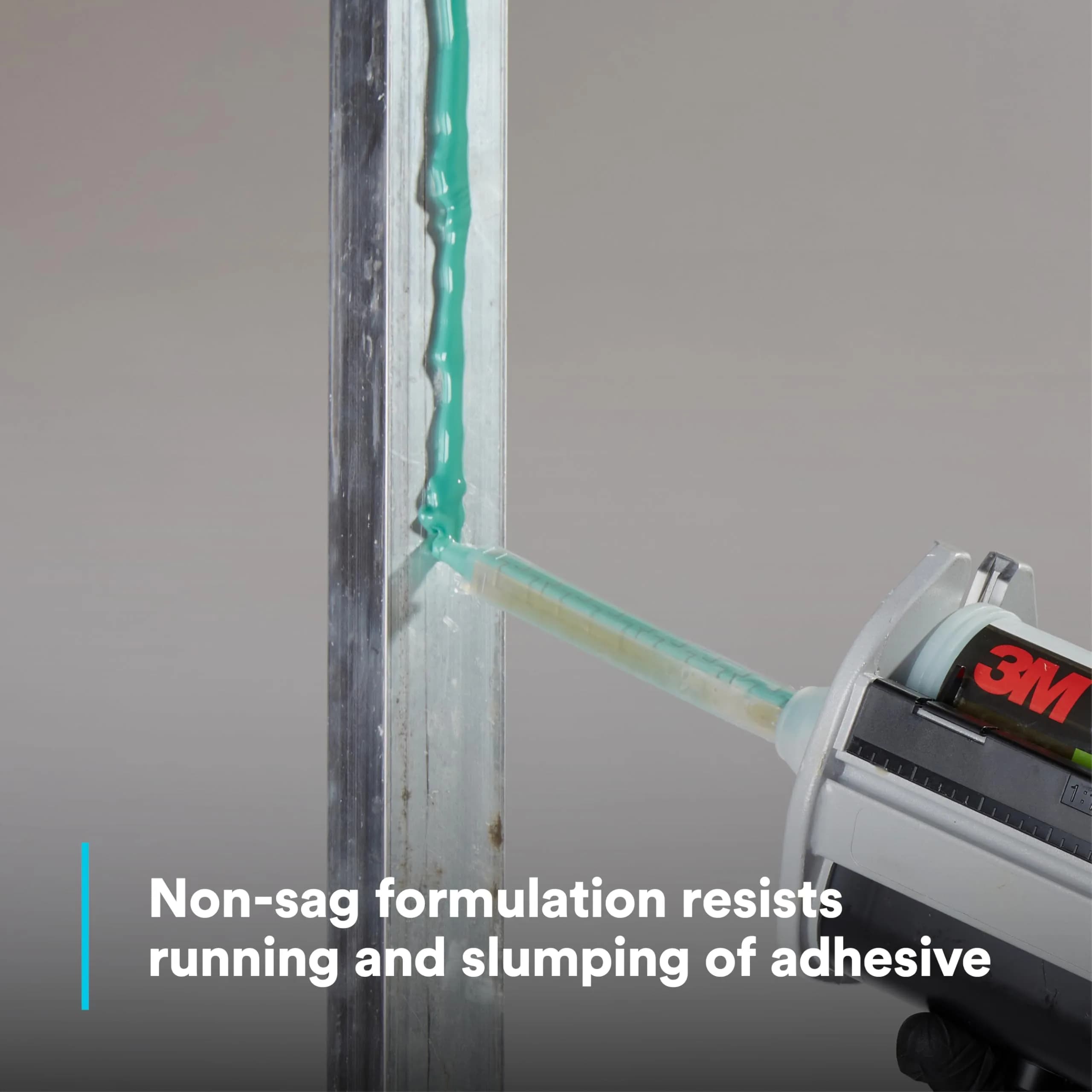3M Scotch-Weld Multi-Material Composite Urethane Adhesive DP6310NS, Green 48.5ml (1.6 Fl Oz) | Non-Sag Two-Part Urethane for Industrial Bonding - view 7