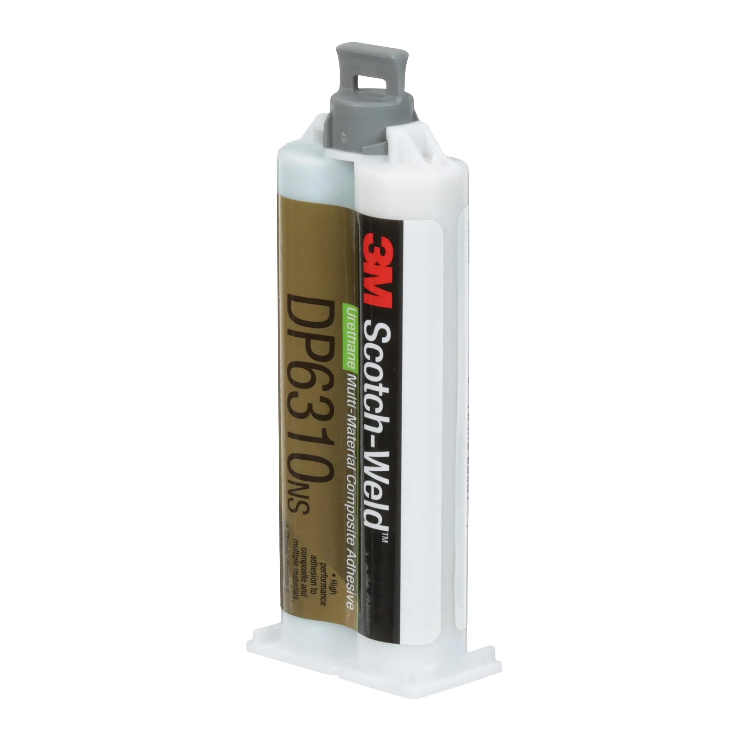 3M Scotch-Weld Multi-Material Composite Urethane Adhesive DP6310NS, Green 48.5ml (1.6 Fl Oz) | Non-Sag Two-Part Urethane for Industrial Bonding - view 4