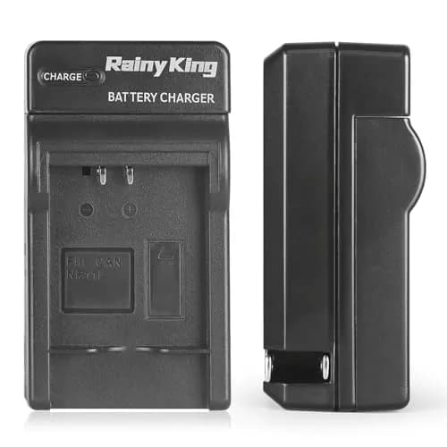 Rainy King NB-11L Battery Charger for Canon PowerShot ELPH 110 HS, 130 HS, 340 HS, 350 HS, A2300, SX400 is, A2400 is, A2500, A3500 is, A4000 is, IXS 240 HS, IXUS 285 HS | Travel Model, LCD Indicator, CE Certified thumbnail 3