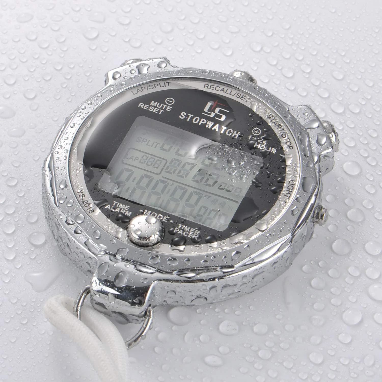 LAOPAO XJ-203 Stopwatch Timer in Ys-2018 Color with 1/100th Second Precision - view 3