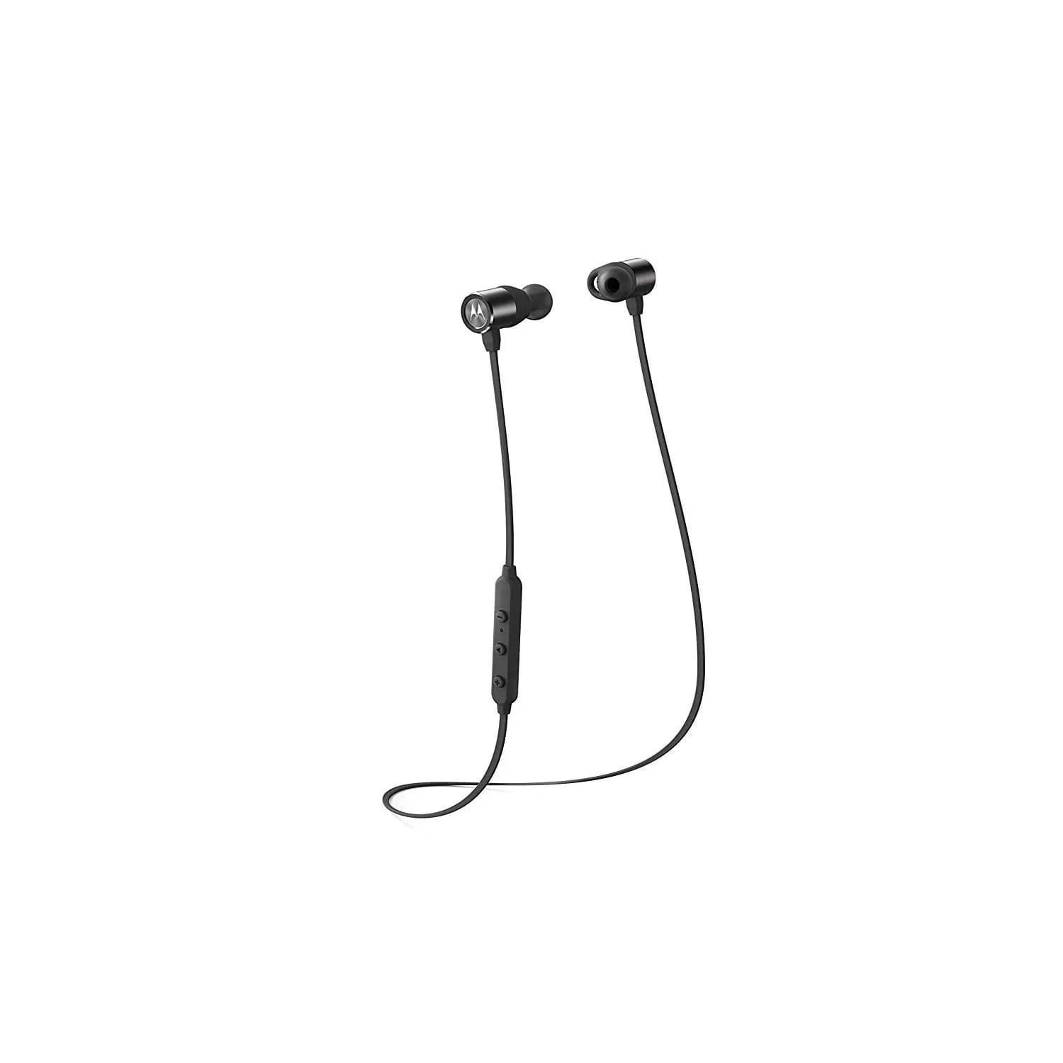 Motorola Verveloop 200 Wireless Bluetooth In-Ear Headphones Black | 6 Hours Playtime — Black