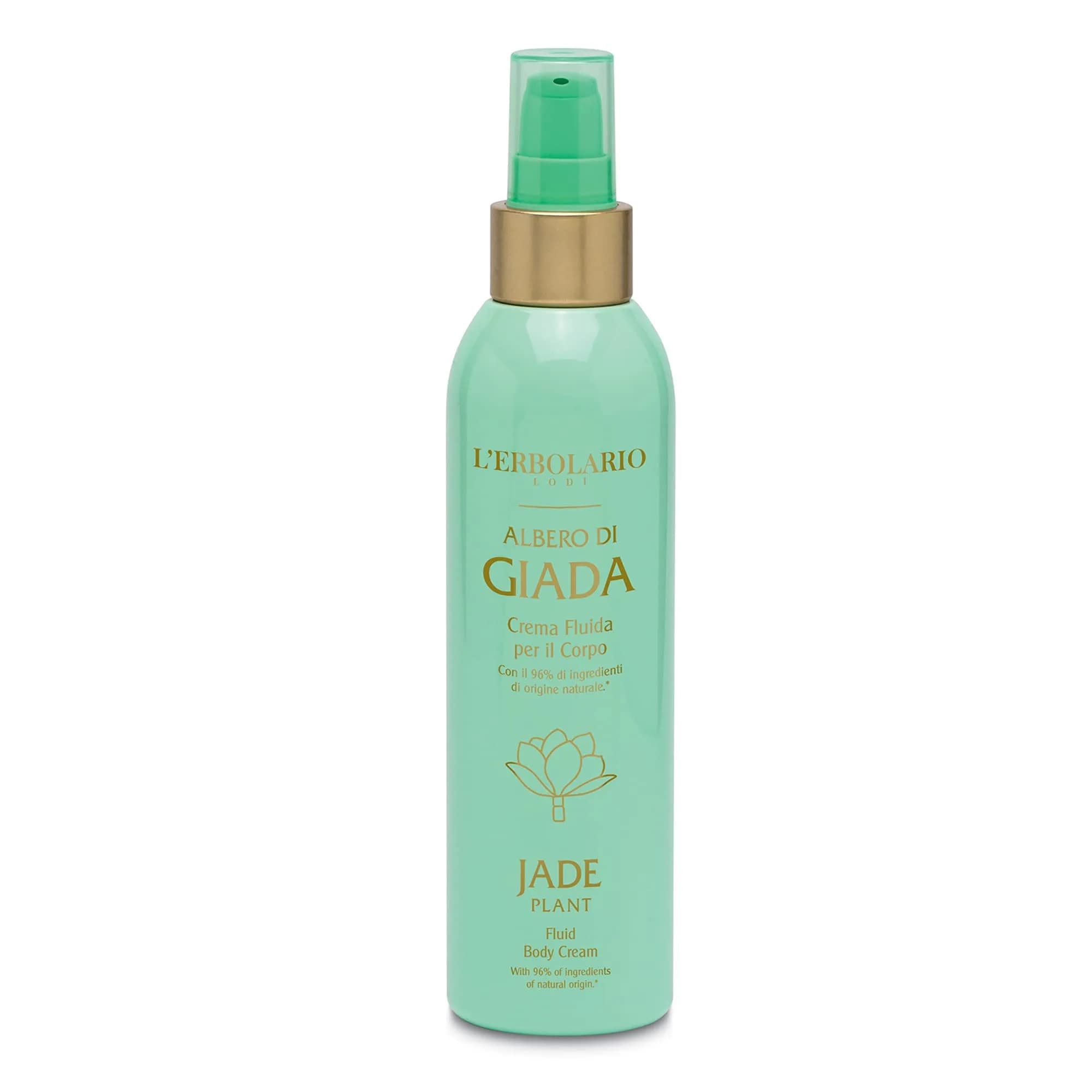 L'Erbolario Jade Plant Fluid Body Cream 6.7 oz | Nourishing, Sensitive Skin Friendly — Cranberry