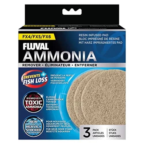 Fluval FX4/FX6 Ammonia Remover Pad 3-Pack | Chemical & Mechanical Filtration for Clear Water thumbnail 1