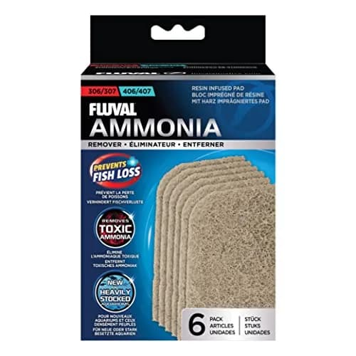 Fluval Ammonia Remover Pad 6-Pack | For Fluval 306/406, 307/407 Canister Filters thumbnail 1