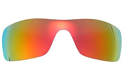 NicelyFit Polarized Replacement Lenses for Oakley Batwolf Sunglasses (Fire Red Mirror) | UV400 & Impact Safe thumbnail 1