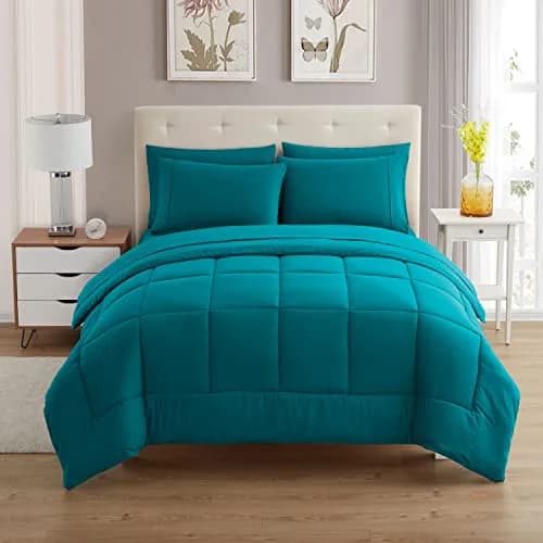 Sweet Home Collection King Size Comforter Set with Sheets | All-Season Breathable Microfiber (70-120 chars) thumbnail 2