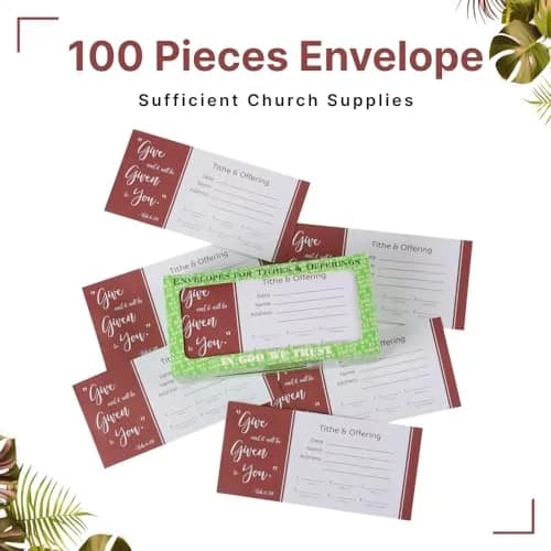 Swanson Christian Products Cash Envelopes 3x6.25 in | Faith-Inspired Tithe & Offering Pack of 100 thumbnail 2