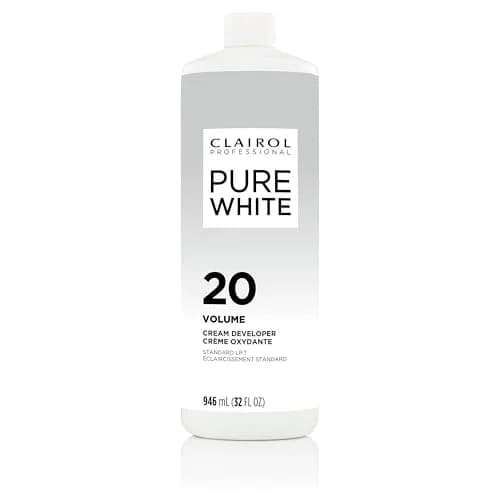 Clairol Professional Pure White 20 Volume Hair Developers | Standard Lightening & Gray Coverage (110 characters) thumbnail 1