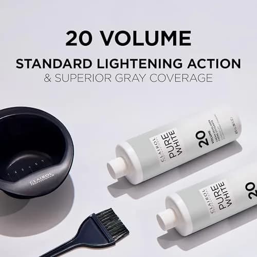 Clairol Professional Pure White 20 Volume Hair Developers | Standard Lightening & Gray Coverage (110 characters) thumbnail 6