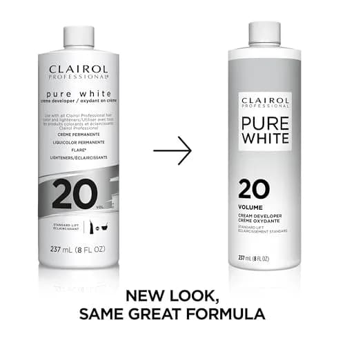 Clairol Professional Pure White 20 Volume Hair Developers | Standard Lightening & Gray Coverage (110 characters) thumbnail 2