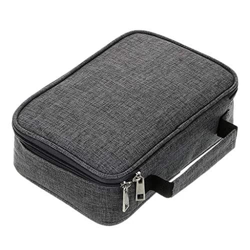 BTSKY High Capacity Zipper Pens Pencil Case- Multi-Functional Stationery Pencil Pouch 72 Slots Grey | Portable & Lightweight for Art & School thumbnail 1