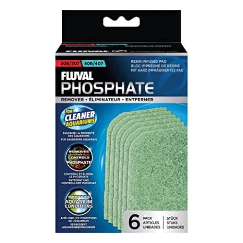 Fluval Phosphate Remover Pad 6-Pack | 2-in-1 Mechanical & Chemical Filtration for Aquariums thumbnail 1