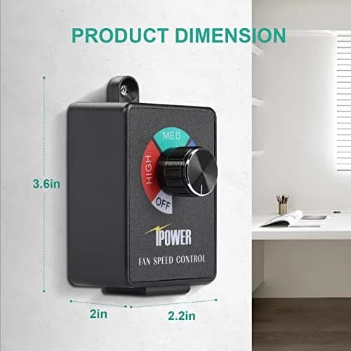 iPower 4 Inch 118 CFM Inline Duct Fan with Filter, 25ft Ducting & Speed Controller | Grow Tent Ventilation Kit thumbnail 3