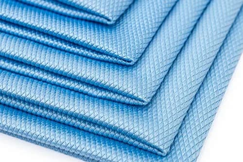 The Rag Company Diamond Weave Glass & Window Towels 40cm x 60cm (16in x 24in) | Streak-Free Shine for Mirrors & Chrome thumbnail 2