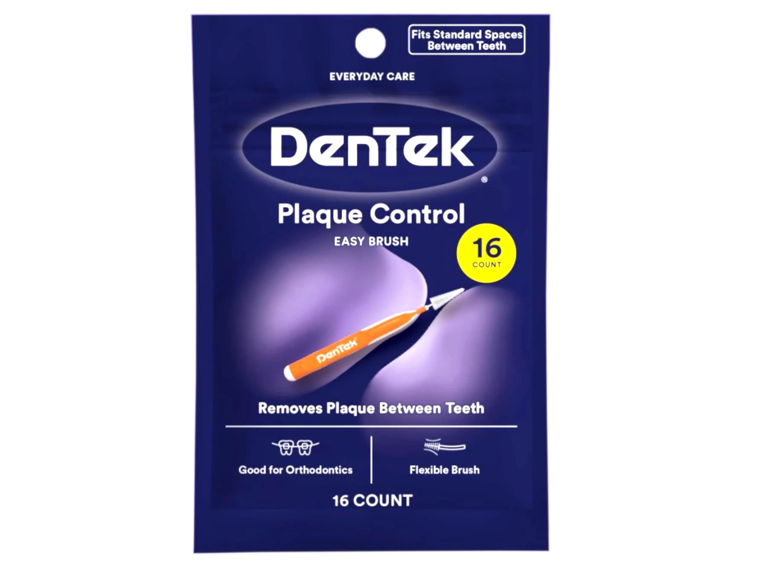DenTek Easy Brush Cleaners 16 ea | Mint Mouthwash Blast Mint | Brush Cleaner for Makeup & Dental Hygiene