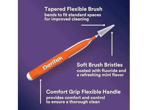 DenTek Easy Brush Cleaners 16 ea | Mint Mouthwash Blast Mint | Brush Cleaner for Makeup & Dental Hygiene thumbnail 3