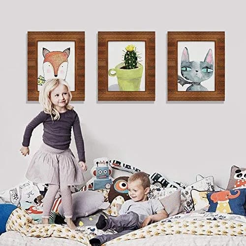 Eosglac 11x14 Picture Frame Rustic Brown | Handmade Wooden Wall & Tabletop Frame thumbnail 5