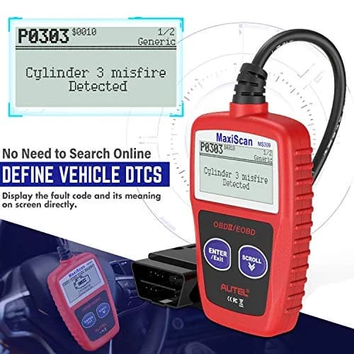 Autel OBD2 Scanner MS309 Universal Car Engine Fault Code Reader | Reads & Clears Codes thumbnail 5
