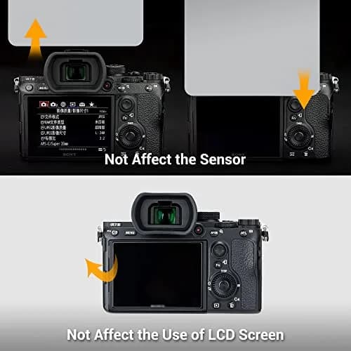 Kiorafoto Extended Eyecup for Sony A7/A9 Series Cameras | Replaces FDA-EP18 FDA-EP16 FDA-EP15 thumbnail 5