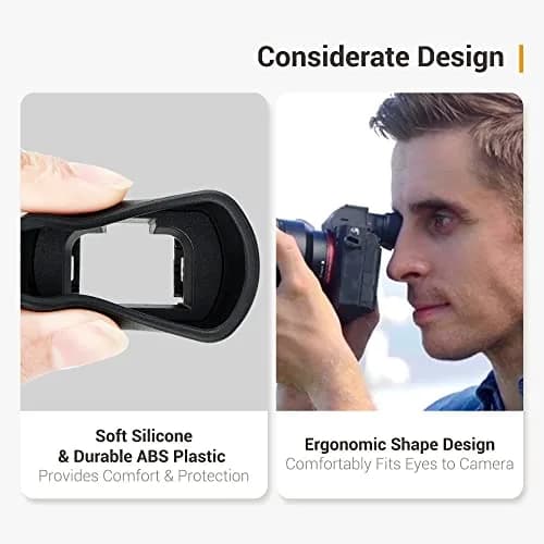 Kiorafoto Extended Eyecup for Sony A7/A9 Series Cameras | Replaces FDA-EP18 FDA-EP16 FDA-EP15 thumbnail 3