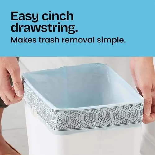 Glad Small Trash Bags 4 Gallon | Odor-Resistant with Febreze Beachside Breeze (70-120 chars) thumbnail 6