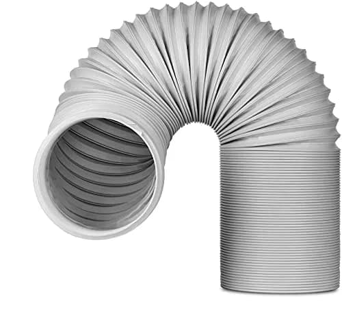 TURBRO Portable Air Conditioner Exhaust Hose 5.9 Inch Diameter 78 Inch Length White | Expandable & Universal Fit thumbnail 1