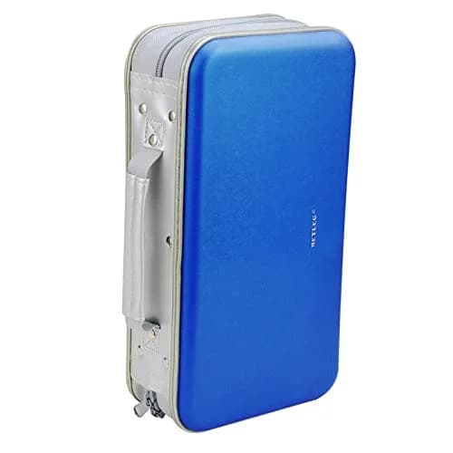 Wismart CD DVD Wallet 96 Capacity | Heavy Duty Hard Shell Disc Organizer (70-120 chars) thumbnail 1