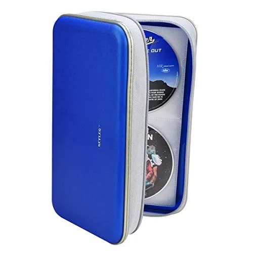 Wismart CD DVD Wallet 96 Capacity | Heavy Duty Hard Shell Disc Organizer (70-120 chars) thumbnail 7
