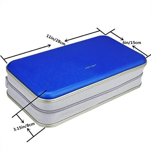 Wismart CD DVD Wallet 96 Capacity | Heavy Duty Hard Shell Disc Organizer (70-120 chars) thumbnail 2