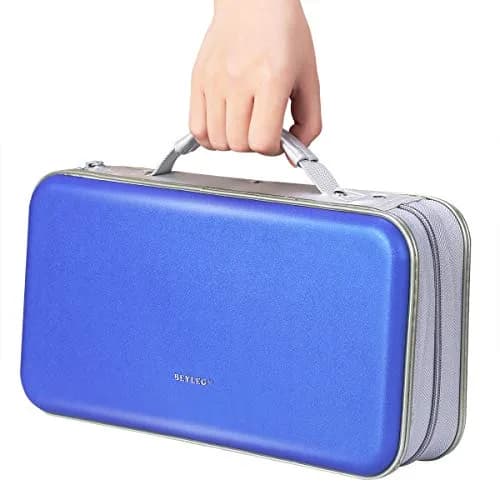 Wismart CD DVD Wallet 96 Capacity | Heavy Duty Hard Shell Disc Organizer (70-120 chars) thumbnail 3