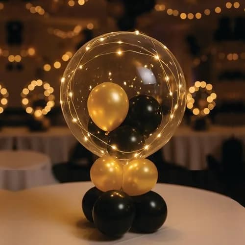 lightsfever 6PCS LED Light Up Bobo Balloons for Wedding Party Decorations | Enchanting White LED Balloons thumbnail 8