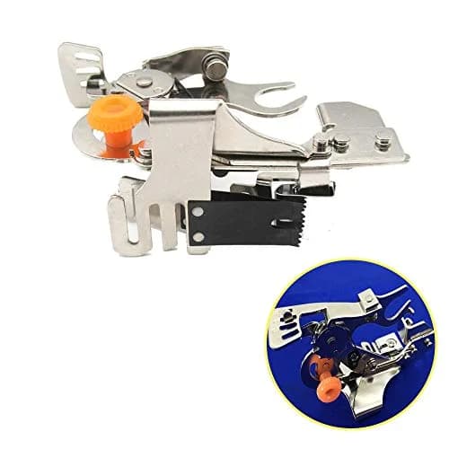 Youngine Ruffler Sewing Machine Presser Foot | Adjustable Pleats & Ruffles Attachment for Low Shank Singer, Brother, Janome, Kenmore thumbnail 2